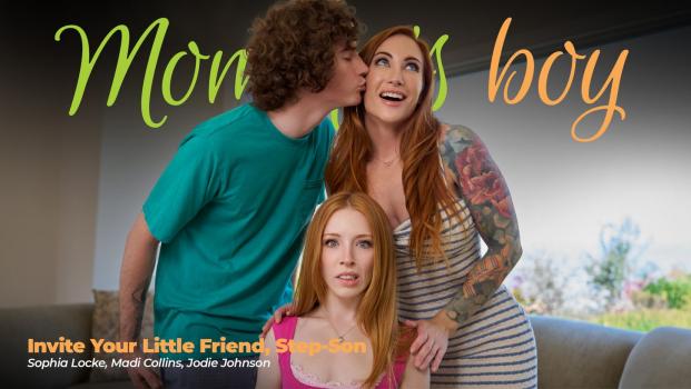 Mommy’sBoy – Sophia Locke & Madi Collins – Invite Your Little Friend, Step-Son